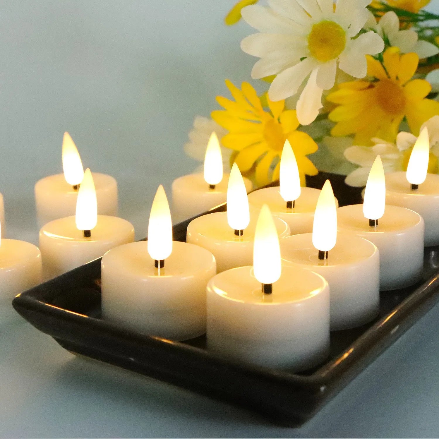 LED Tealights - set of 12