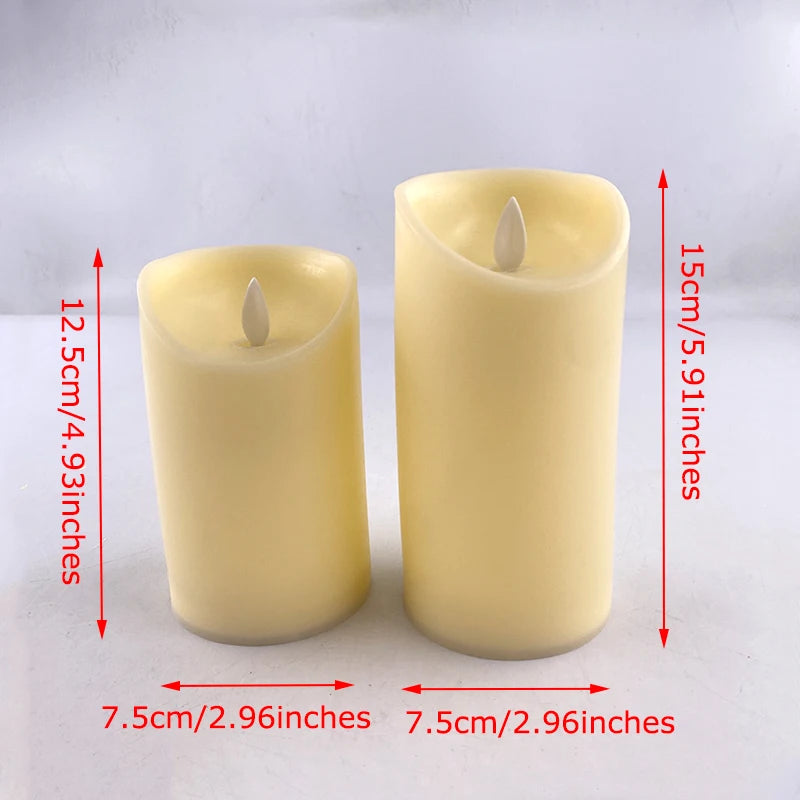 Flameless LED Candle - Set of 3