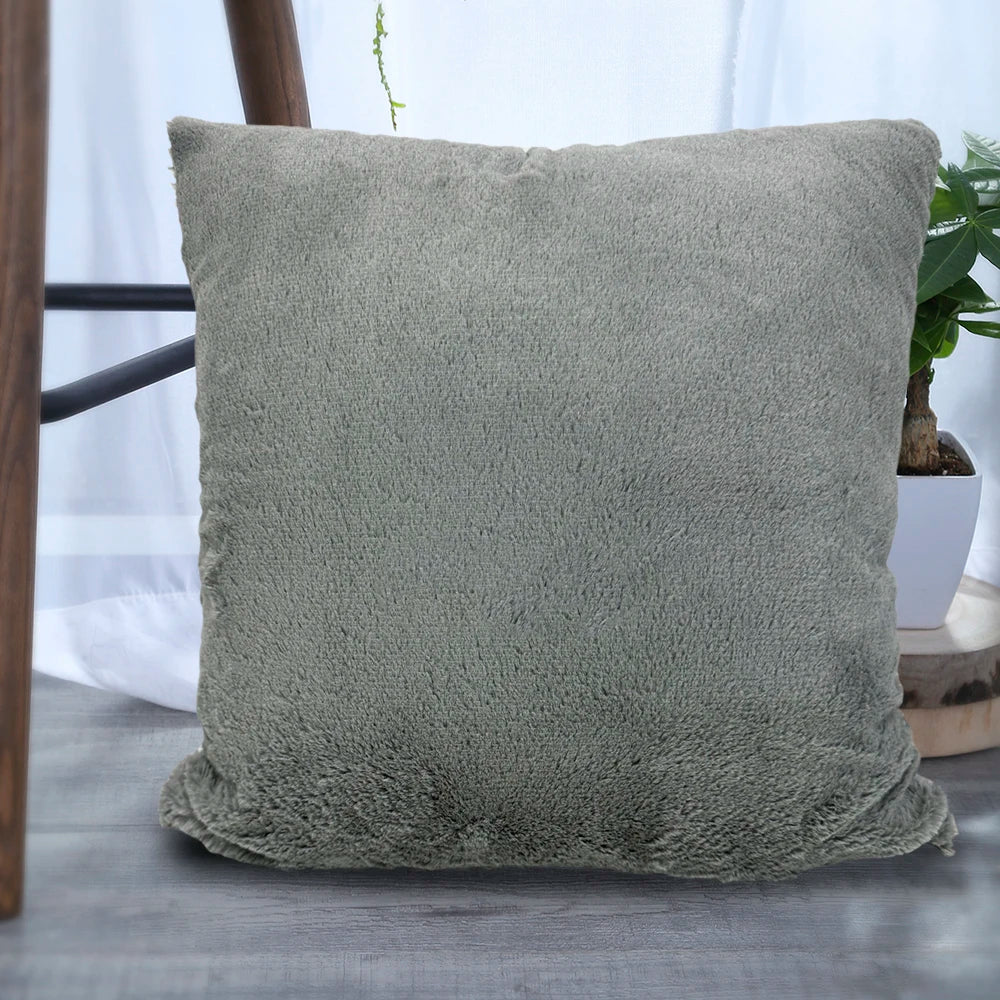Gray Throw Pillow Cover