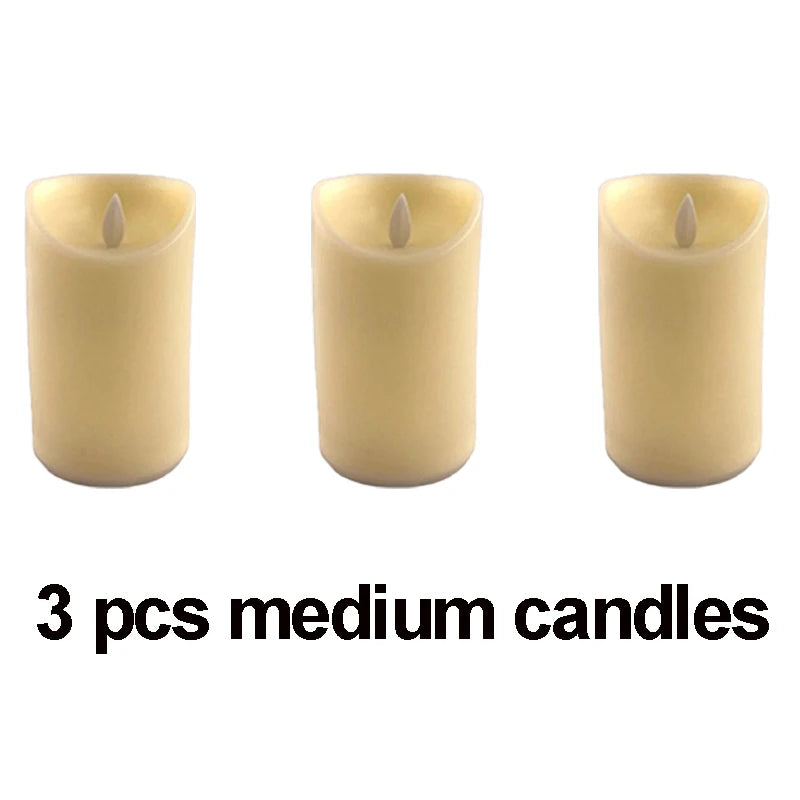 Flameless LED Candle - Set of 3