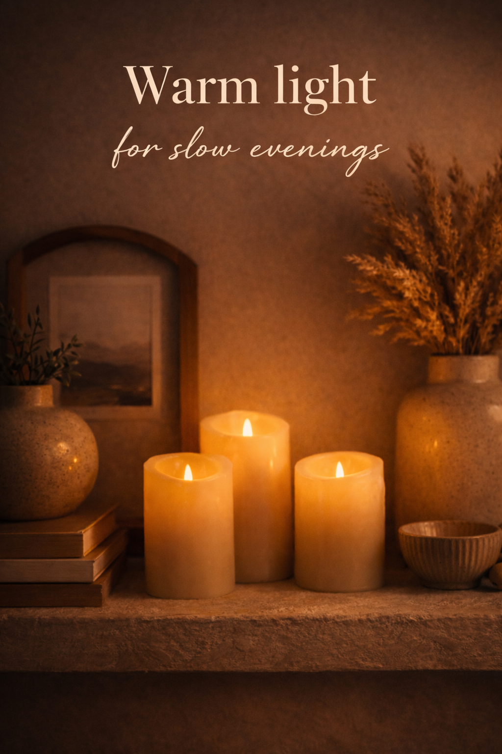 Flameless LED Candle - Set of 3